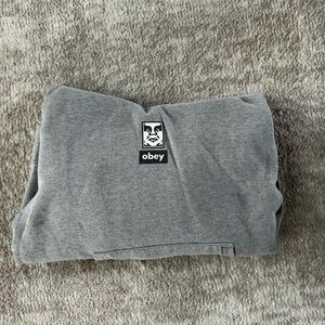 OBEY Grey Sweatshirt Womens Size M